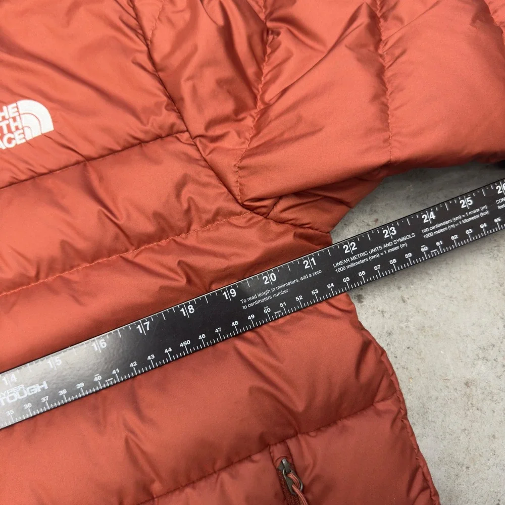 The North Face Aconcagua 2 Down Puffer Jacket Burnt Orange Rust NF0A4R29 Mens M